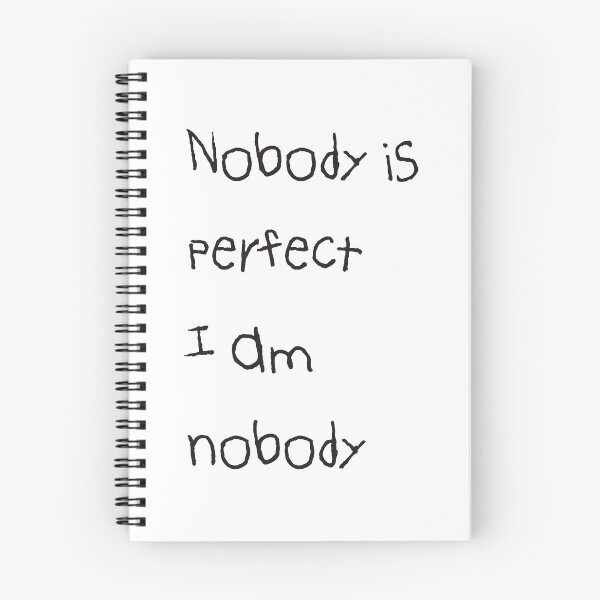 Item preview, Nobody is perfect designed and sold by Ian McKenzie.