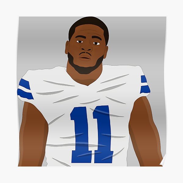 Micah Parsons Dallas Cowboys Football Illustrated Art Poster 