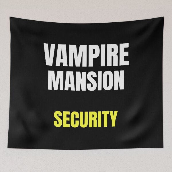Item preview, Vampire Mansion Security| Funny Halloween Costume| Halloween Party| Humorous designed and sold by Artventurous.