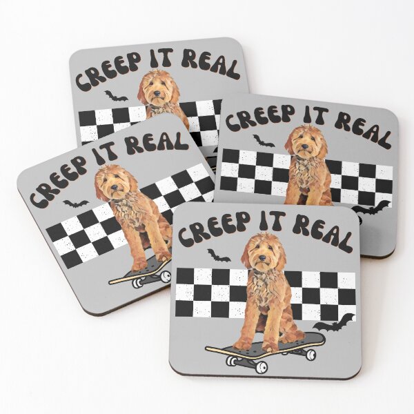Item preview, Creep It Real Goldendoodle Halloween designed and sold by MameDesign.