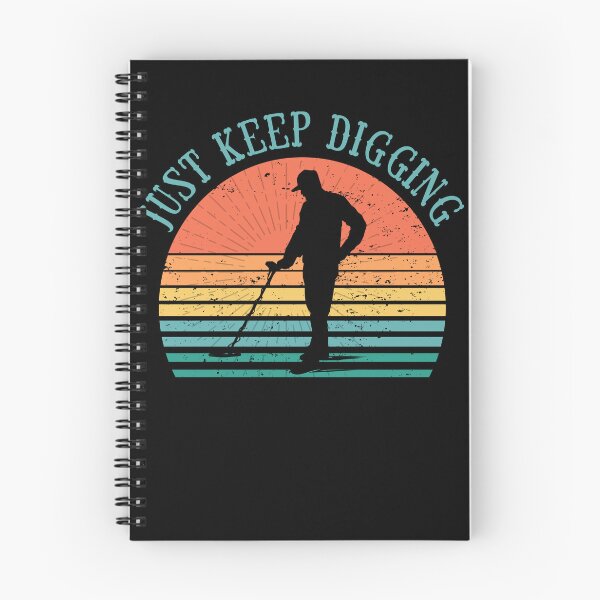 Item preview, Detector retro sunset just keep digging  designed and sold by TipTopTapo.