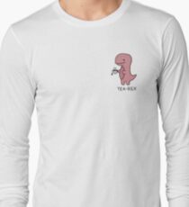 Camiseta de manga larga Ilustración 'Tea-Rex'