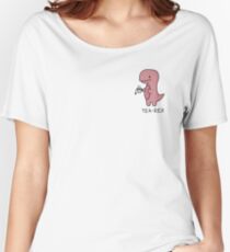Camiseta ancha para mujer Ilustración 'Tea-Rex'