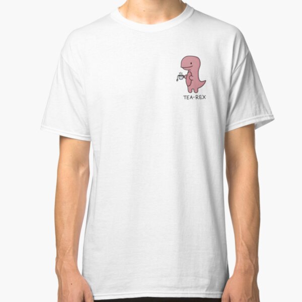 'Tea-Rex' Illustration Classic T-Shirt