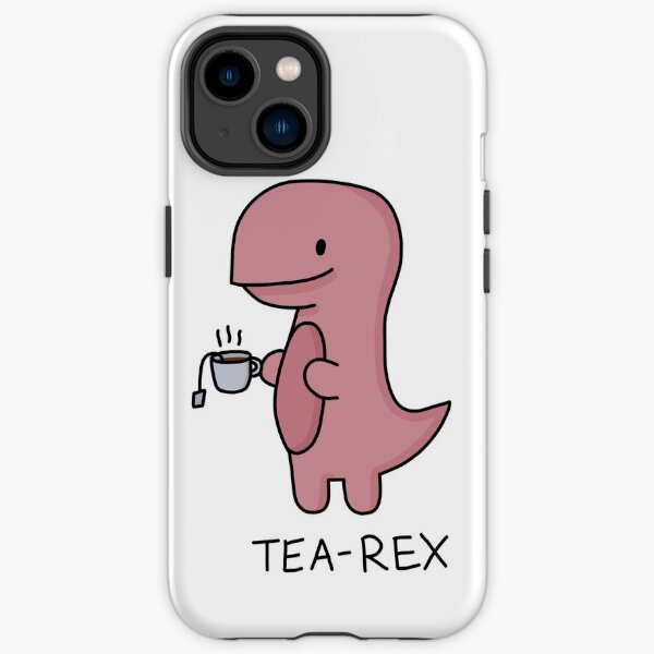 'Tea-Rex' Illustration iPhone Tough Case