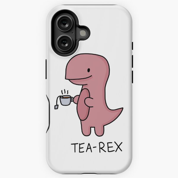 Item preview, 'Tea-Rex' Illustration designed and sold by bloemsgallery.