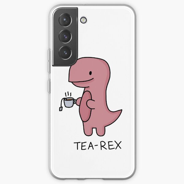 Illustration «Tea-Rex» Coque souple Samsung Galaxy