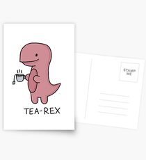 Postales Ilustración 'Tea-Rex'