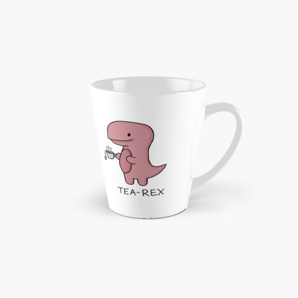 'Tea-Rex' Illustration Tall Mug