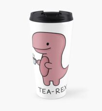 'Tea-Rex' Illustration Travel Mug