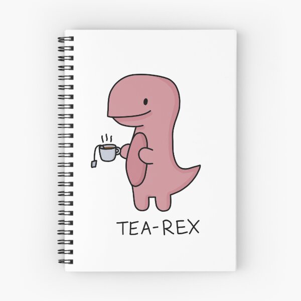 Item preview, 'Tea-Rex' Illustration designed and sold by bloemsgallery.