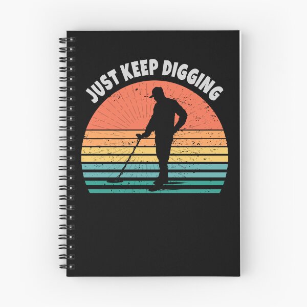 Item preview, Detector retro sunset just keep digging  designed and sold by TipTopTapo.