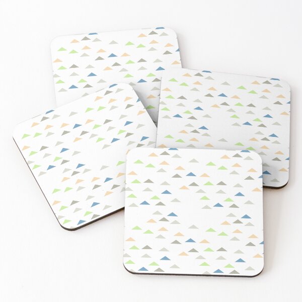 Item preview, Geo Peaks Pattern in Pastels #4 designed and sold by Faradawn.