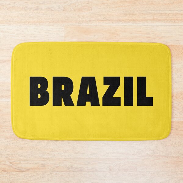 Item preview, BRAZIL (Black on Yellow) designed and sold by STUDIO-72.