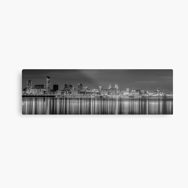 Item preview, Liverpool skyline at night designed and sold by Paul Madden.