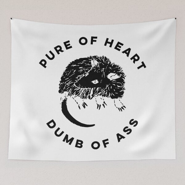 Item preview, Pure of heart Dumb of ass designed and sold by edithroses.