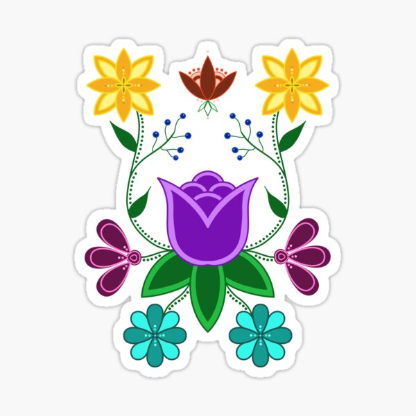 Vista previa del artículo con la obra «Floral», diseñado y vendido por Niibidoon.