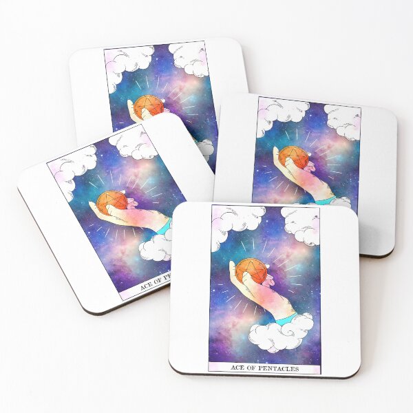 Item preview, Ace Of Pentacles - Tarot Card Print - Minor Arcana designed and sold by Annalee Beer.