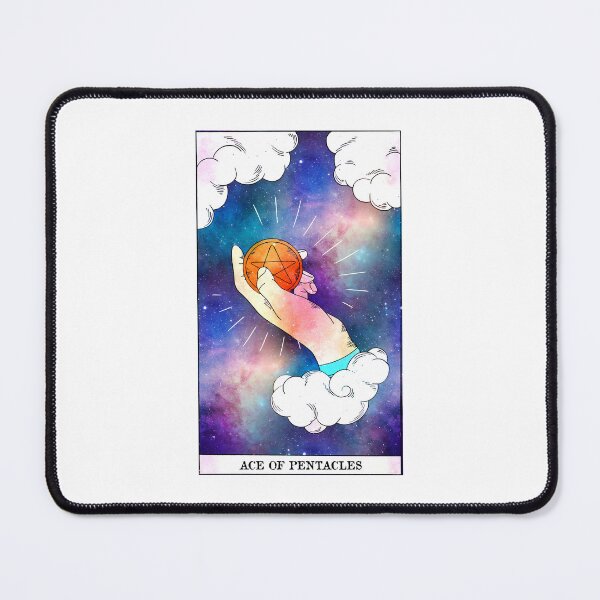 Item preview, Ace Of Pentacles - Tarot Card Print - Minor Arcana designed and sold by Annalee Beer.