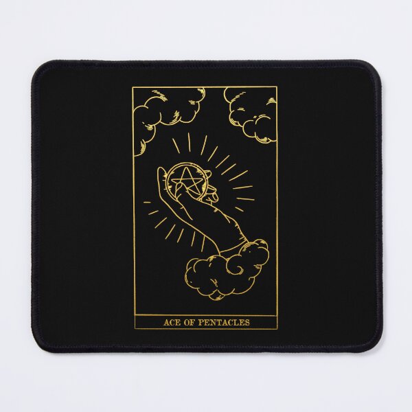 Item preview, Ace Of Pentacles - Tarot Card Print - Minor Arcana designed and sold by Annalee Beer.
