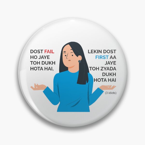 Item preview, Dost Fail, Dost First designed and sold by Sumit Goswami.