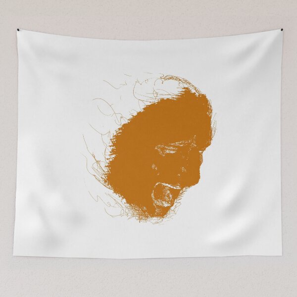 Item preview, Attractive Man Face : man portrai, male drawing, Sketch art, Room decor. Little wall art print designed and sold by Lea bolo.