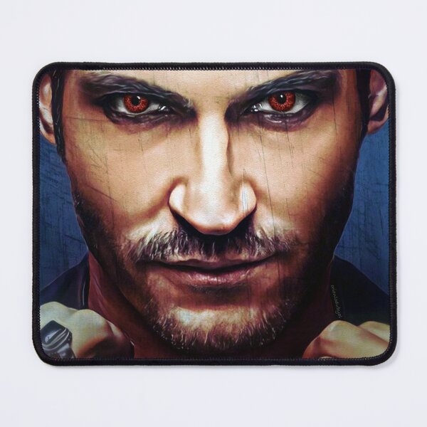 Item preview, Vintage Lucifer Portrait with Red Eyes designed and sold by orionlodubyal.