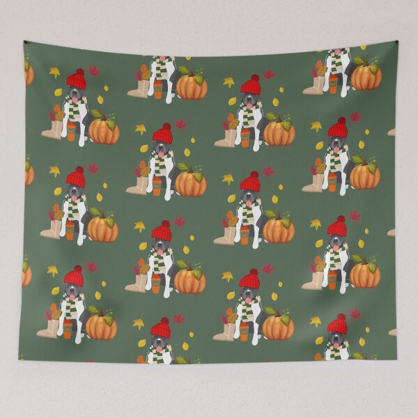 Item preview, Pitbull Fall Vibes designed and sold by MameDesign.