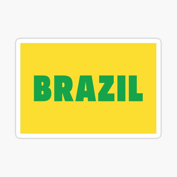 Item preview, BRAZIL (Green on Yellow) designed and sold by STUDIO-72.