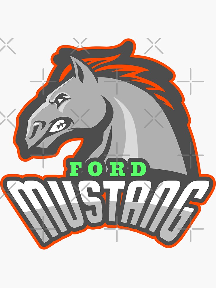 "FORD MUSTANG HORSE 2024" Sticker for Sale by Anneanddiana1 Redbubble