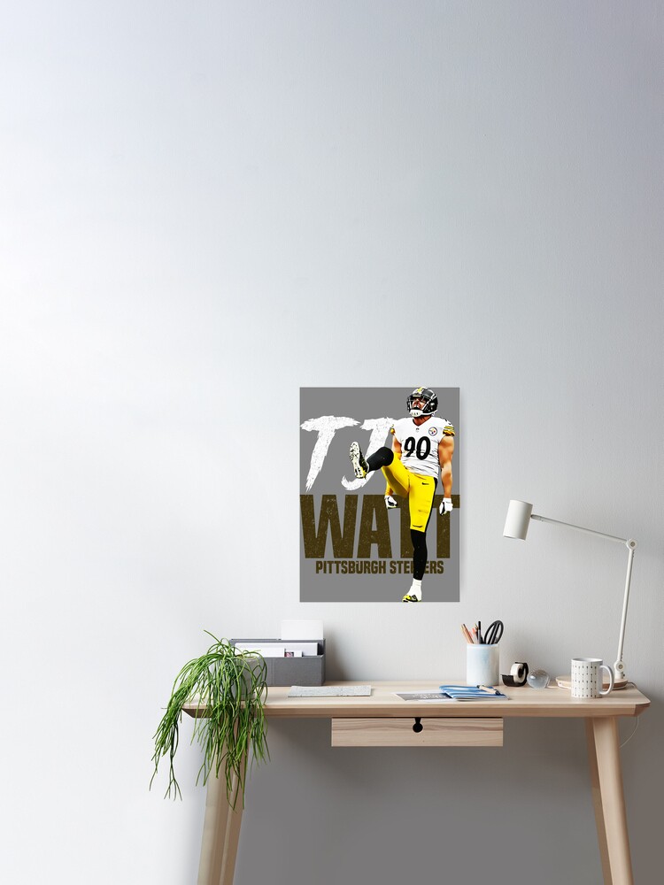 TJ Watt 90 Pittsburgh Steelers football retro poster shirt, hoodie,  sweater, long sleeve and tank top