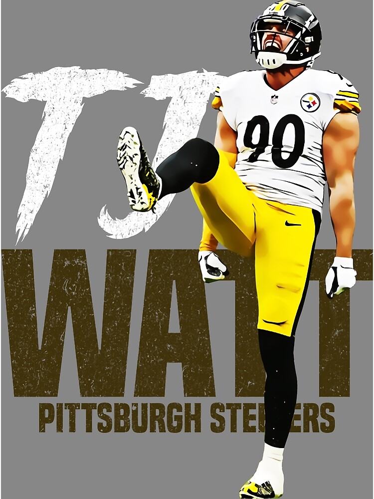 TJ Watt Jersey Poster for Sale by WalkDesigns