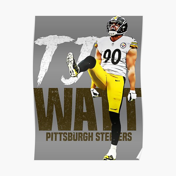 Alex Highsmith Football Paper Poster Steelers 2 - Alex Highsmith - Posters  and Art Prints