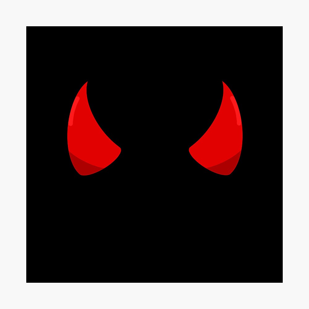 The Devil Has Red Eyes And Horns Background, Red Devil Picture