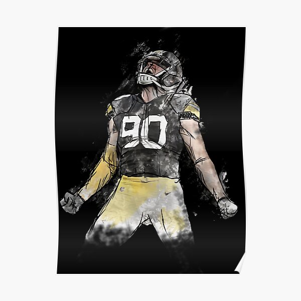 Cameron Heyward Jersey Poster Canvas Wall Art Football Man 