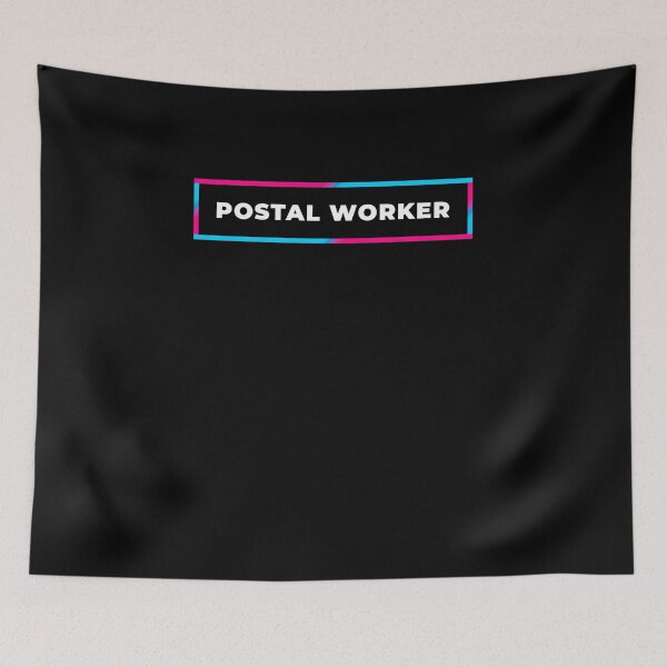 Item preview, Postal Worker retro gradient frame designed and sold by SVPOD.