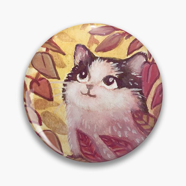 Item preview, A Cat In Autumn Berry Bush Painting designed and sold by mauricucumber.