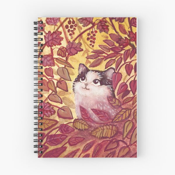 Item preview, A Cat In Autumn Berry Bush Painting designed and sold by mauricucumber.