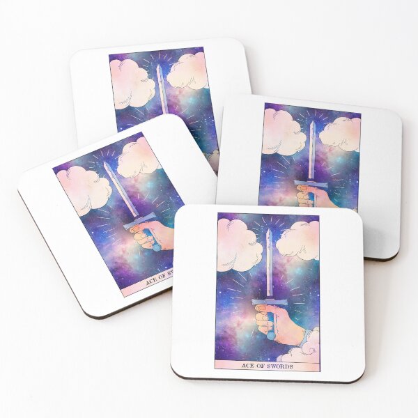 Item preview, Ace Of Swords - Tarot Card Print - Minor Arcana designed and sold by Annalee Beer.