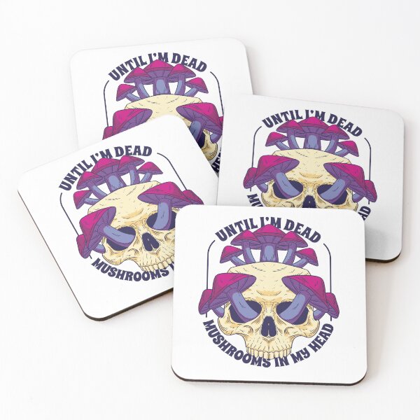 Item preview, Skull Morel Mushrooms until I'm dead mushrooms in my head designed and sold by 1White-Rabbit.