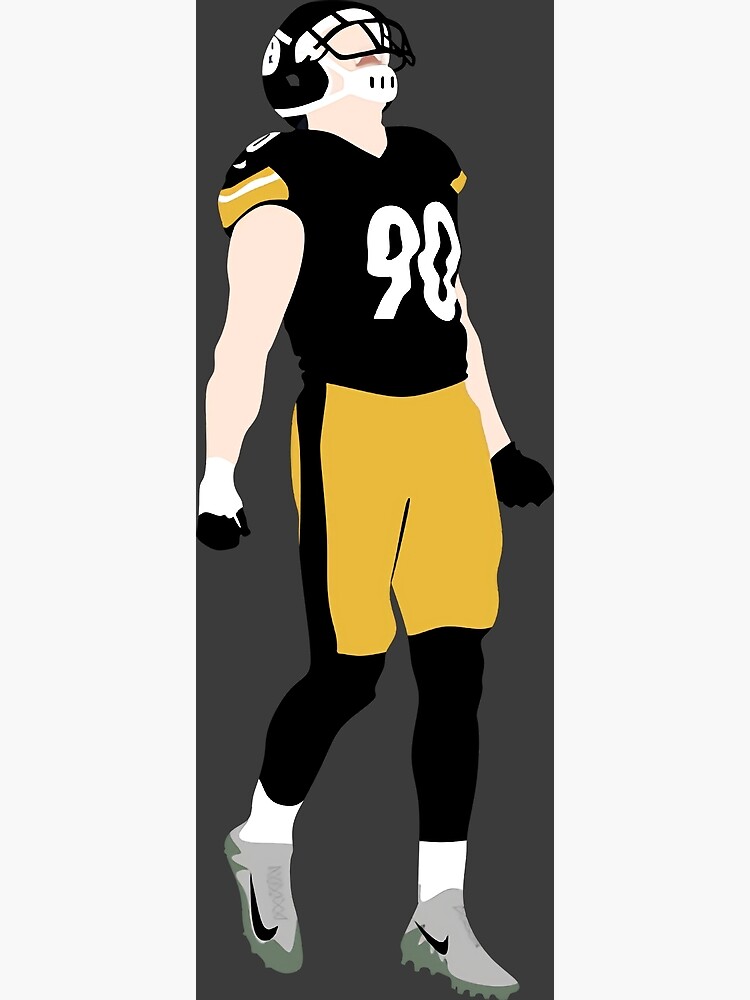 TJ Watt Jersey Poster for Sale by WalkDesigns