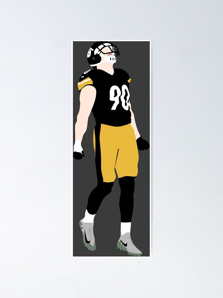 TJ Watt Jersey Poster for Sale by WalkDesigns