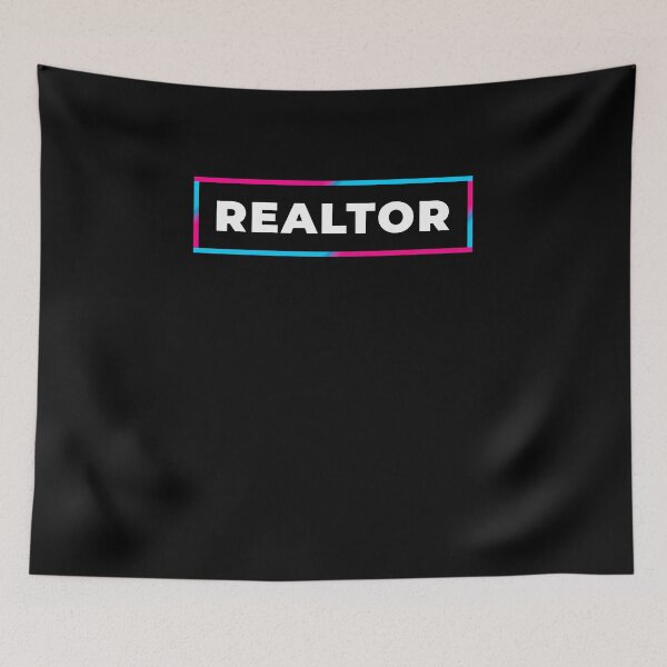Item preview, Realtor retro gradient frame designed and sold by SVPOD.