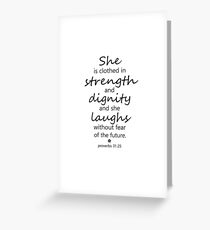 Christian Quote Greeting Card
