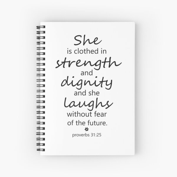 Christian Quote Spiral Notebook