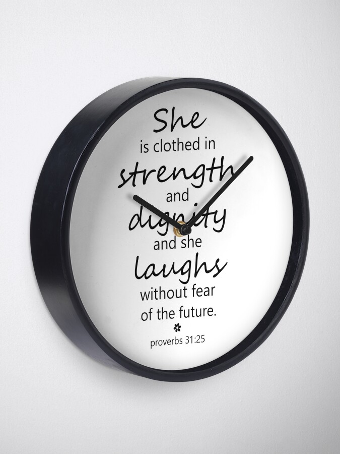 Alternate view of Christian Quote Clock
