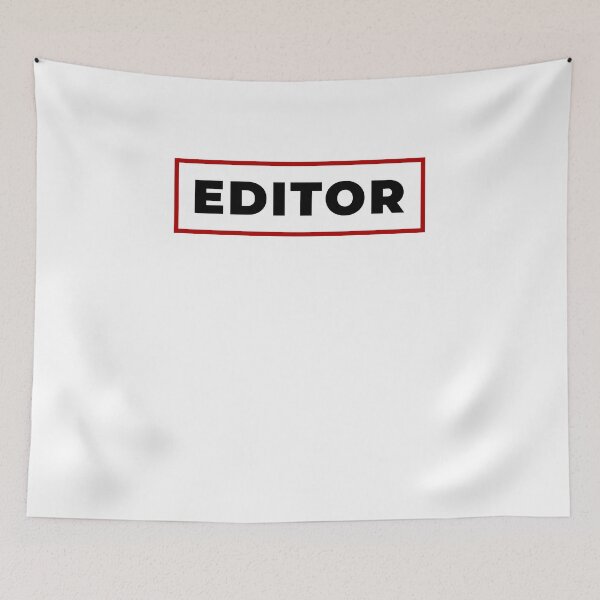 Item preview, Editor with red frame designed and sold by SVPOD.