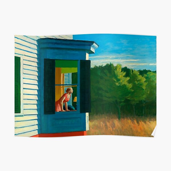Edward Hopper - Cape Cod Morning, 1950, oeuvre Edward Hopper Poster
