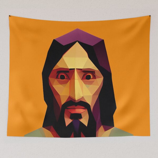 Item preview, Angry Jesus designed and sold by PolygonXYZ.