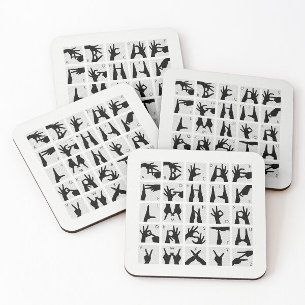 Item preview, Finger alphabet, hand alphabet or sign language infographic / guide designed and sold by Iris Luckhaus.